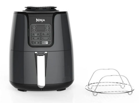 NINJA AF101C, Air Fryer, 3.8L Less Oil Electric Air Frying, Equipped ...